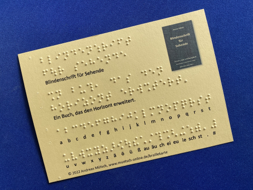 Braillekarte